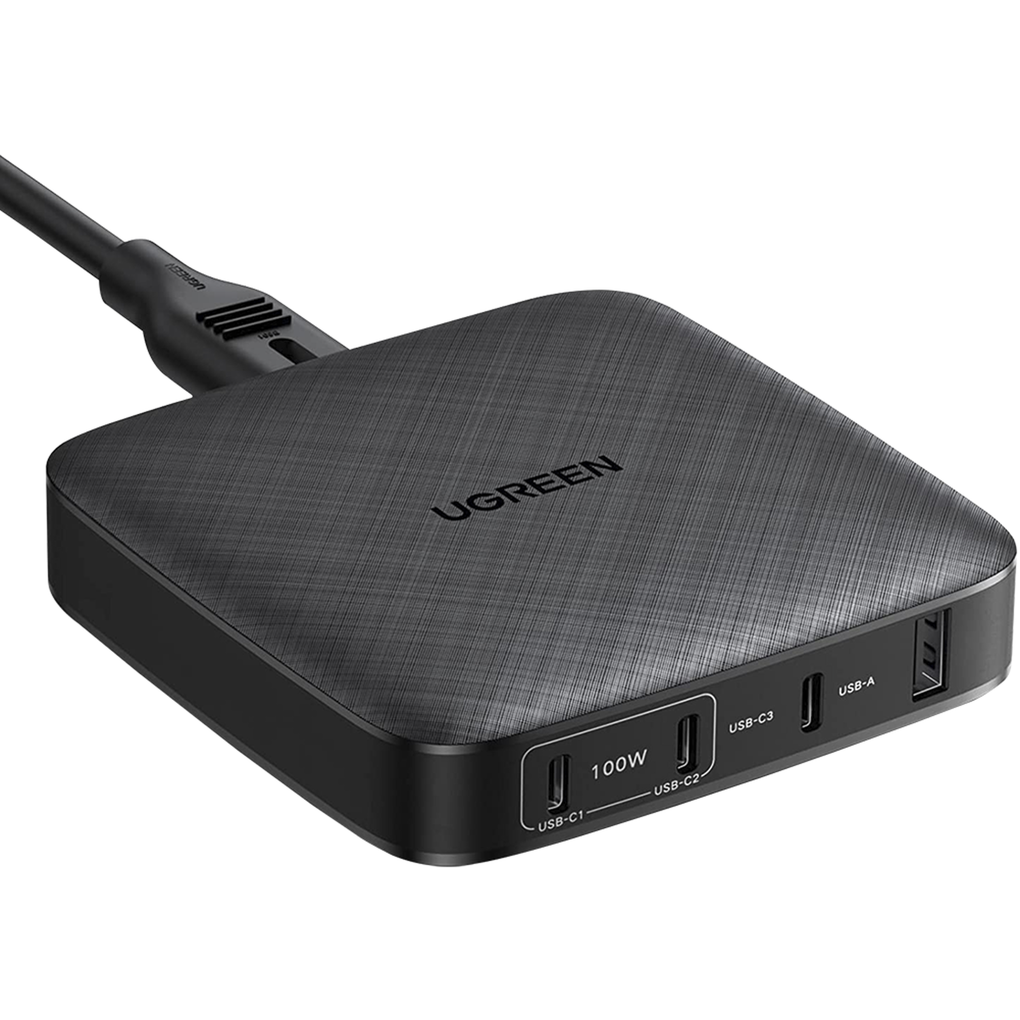 Cargador de escritorio USB-C de 100 W / 3 Puertos USB-C y 1 Puerto USB-A