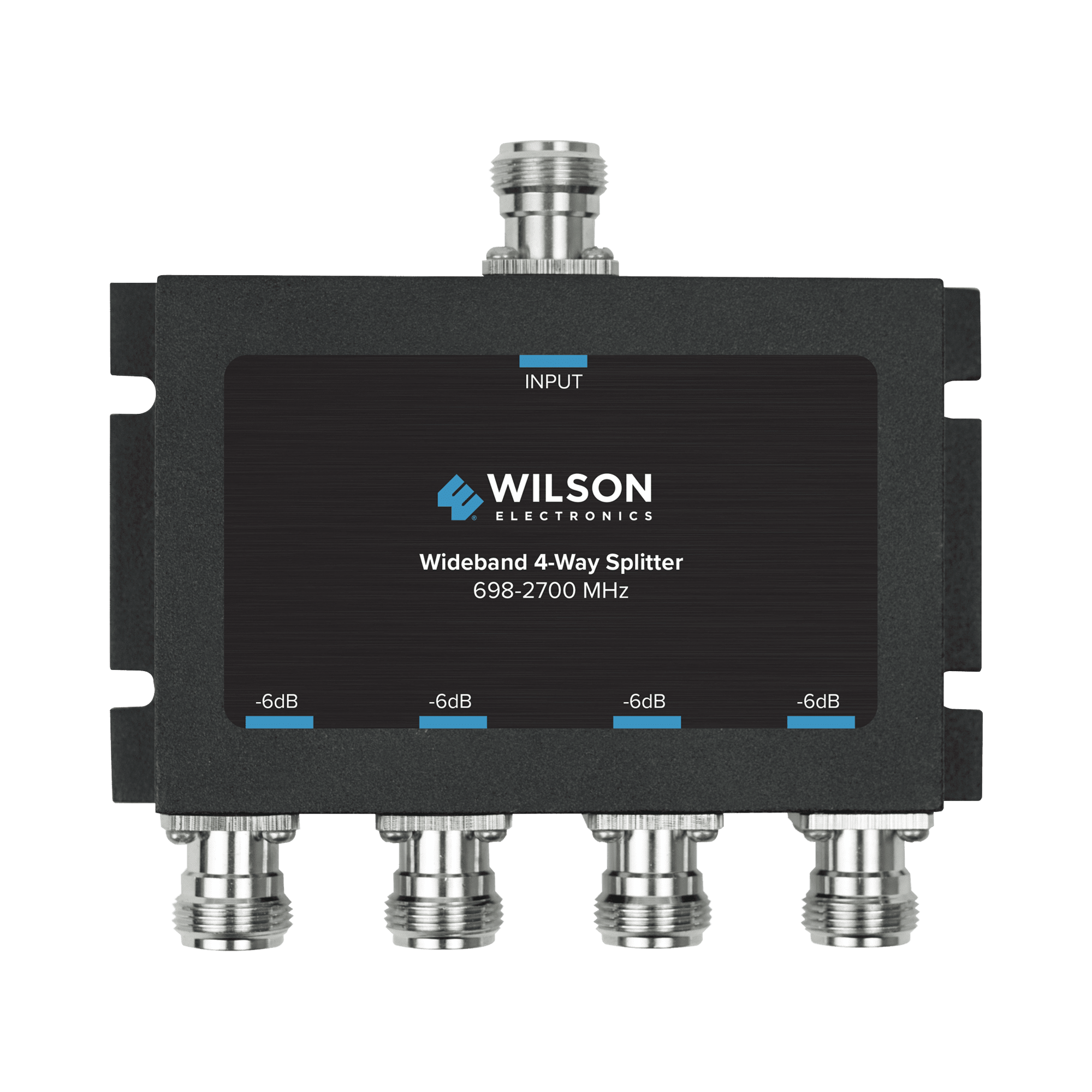 Divisor de 4 salidas, 50 Ohm, 700-2700MHz conector N-Hembra