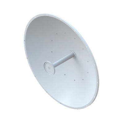 Antena Direccional airFiber X, ideal para enlaces Punto a Punto (PtP), frecuencia 5 GHz (4.9 - 5.8 GHz) de 34 dBi slant 45