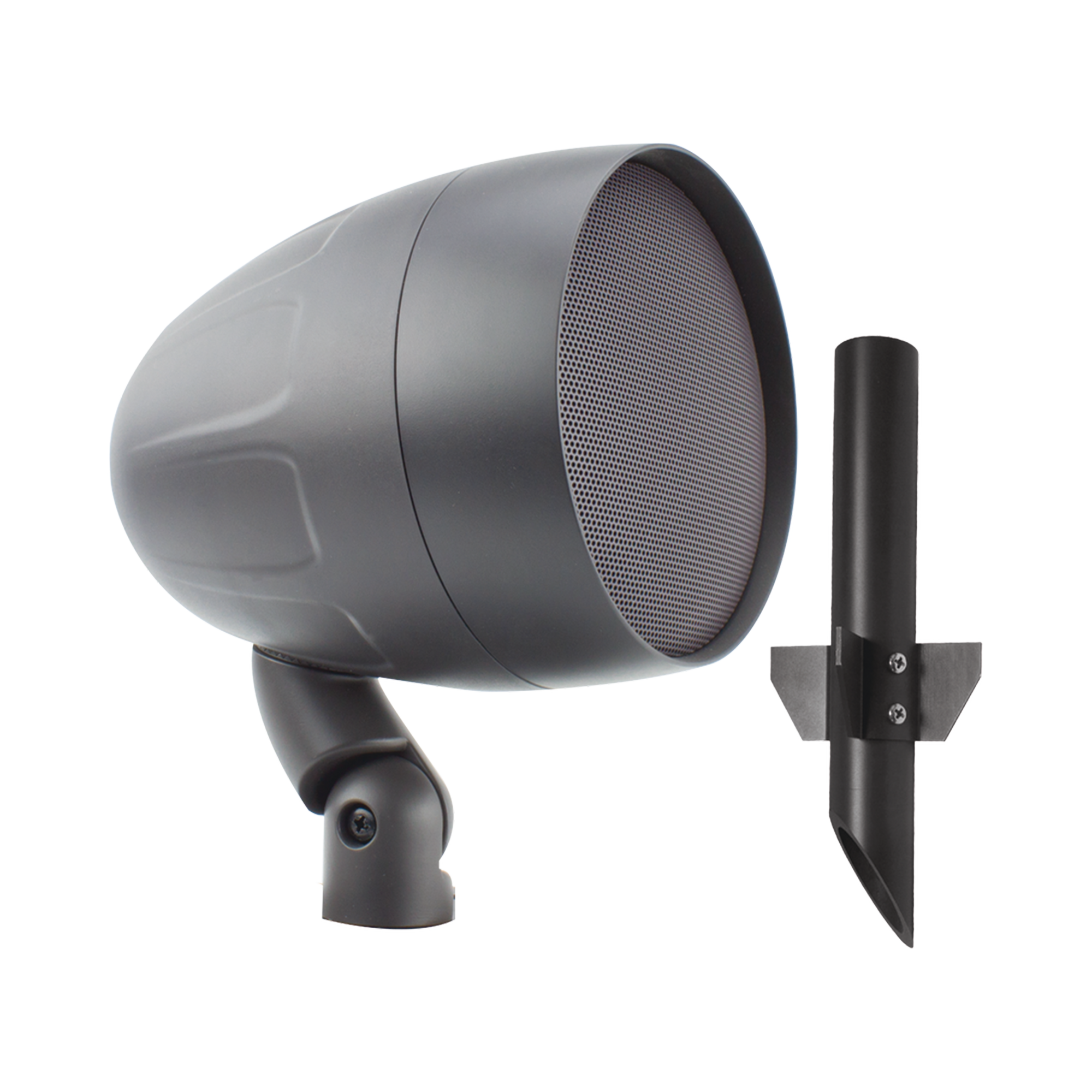 Acoustiscape 8in Landscape exterior, altavoz de 2 vías, 4-64 Watts, 8 ohms|70V|100V Switchable, incluye estaca