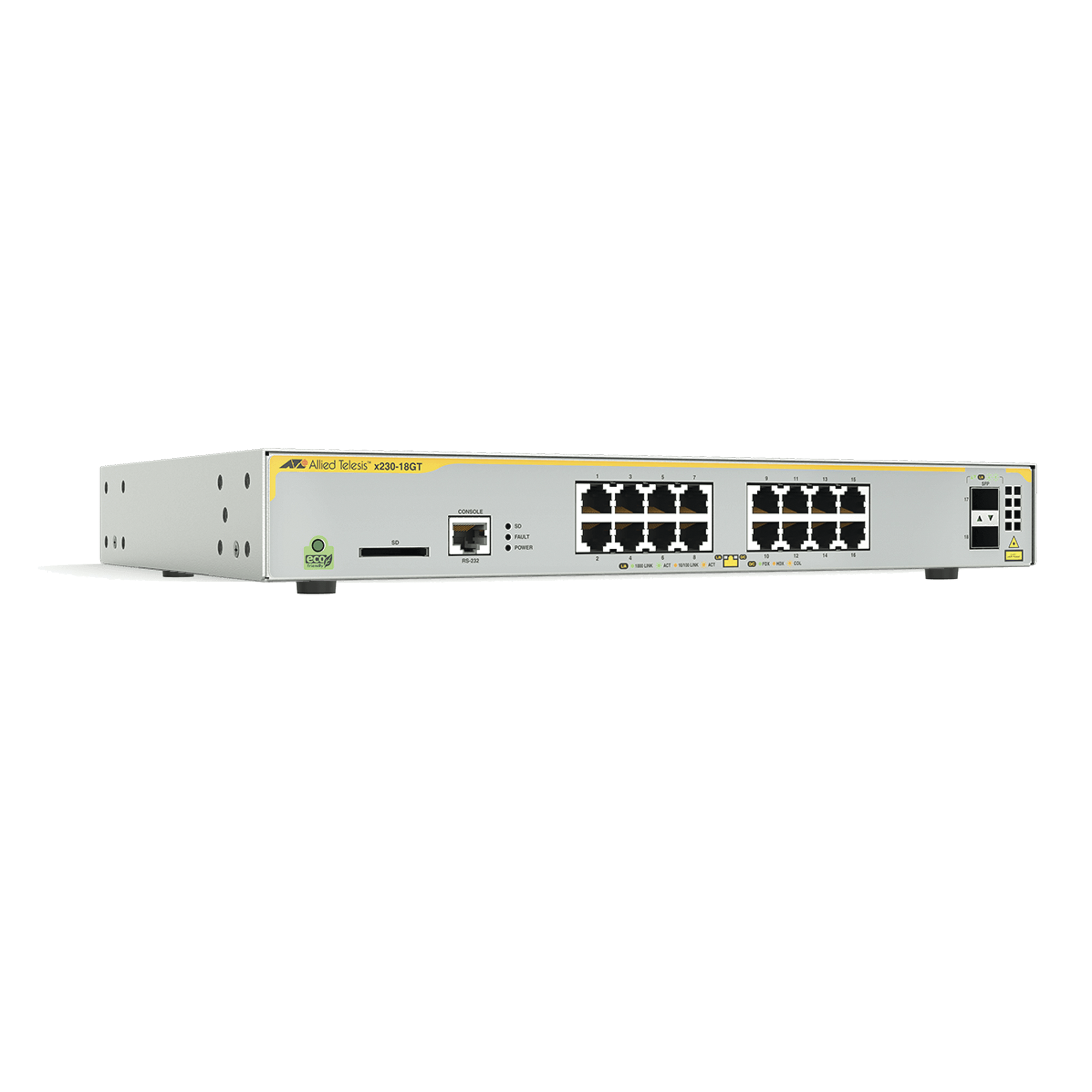 Switch Administrable Capa 3, 16 puertos 10/100/1000 Mbps + 2 puertos SFP Gigabit