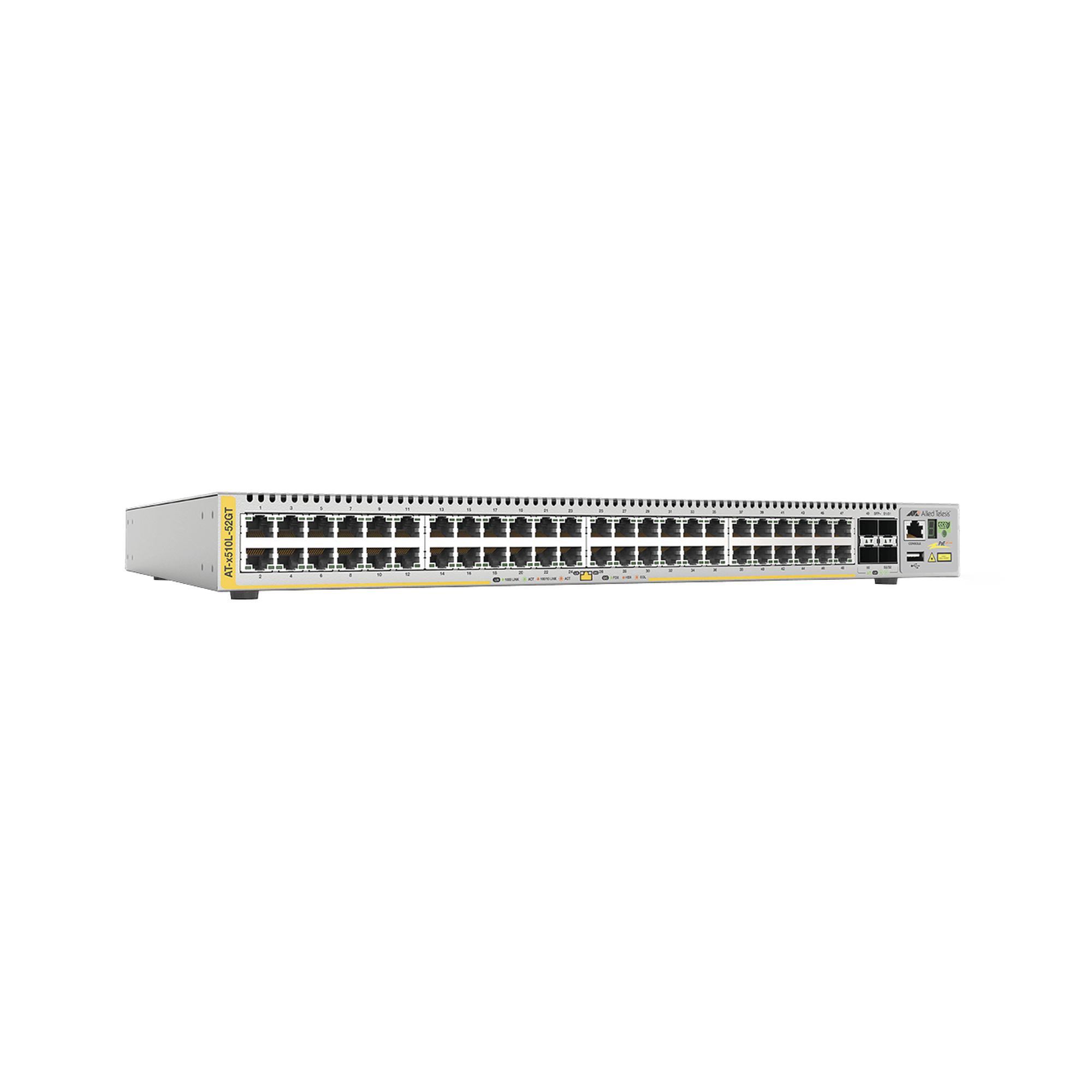 Switch Capa 3, 48 puertos 10/100/1000 Mbps + 4 puertos SFP+ 10 G, fuente de alimentación simple, Version Federal