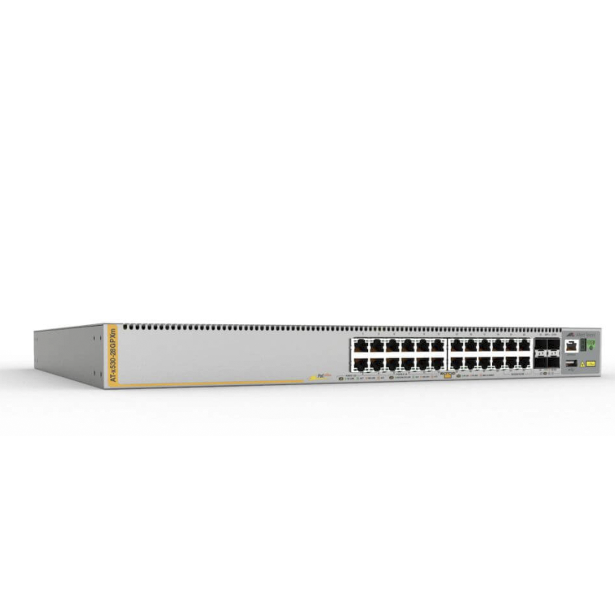 Switch PoE+ Stackeable Capa 3, 20 puertos 10/100/1000 Mbps + 4 x 100M/1G/2.5/5G-T + 4 puertos SFP+ 10 G, hasta 740 W, fuente redundante, NetCover Preference
