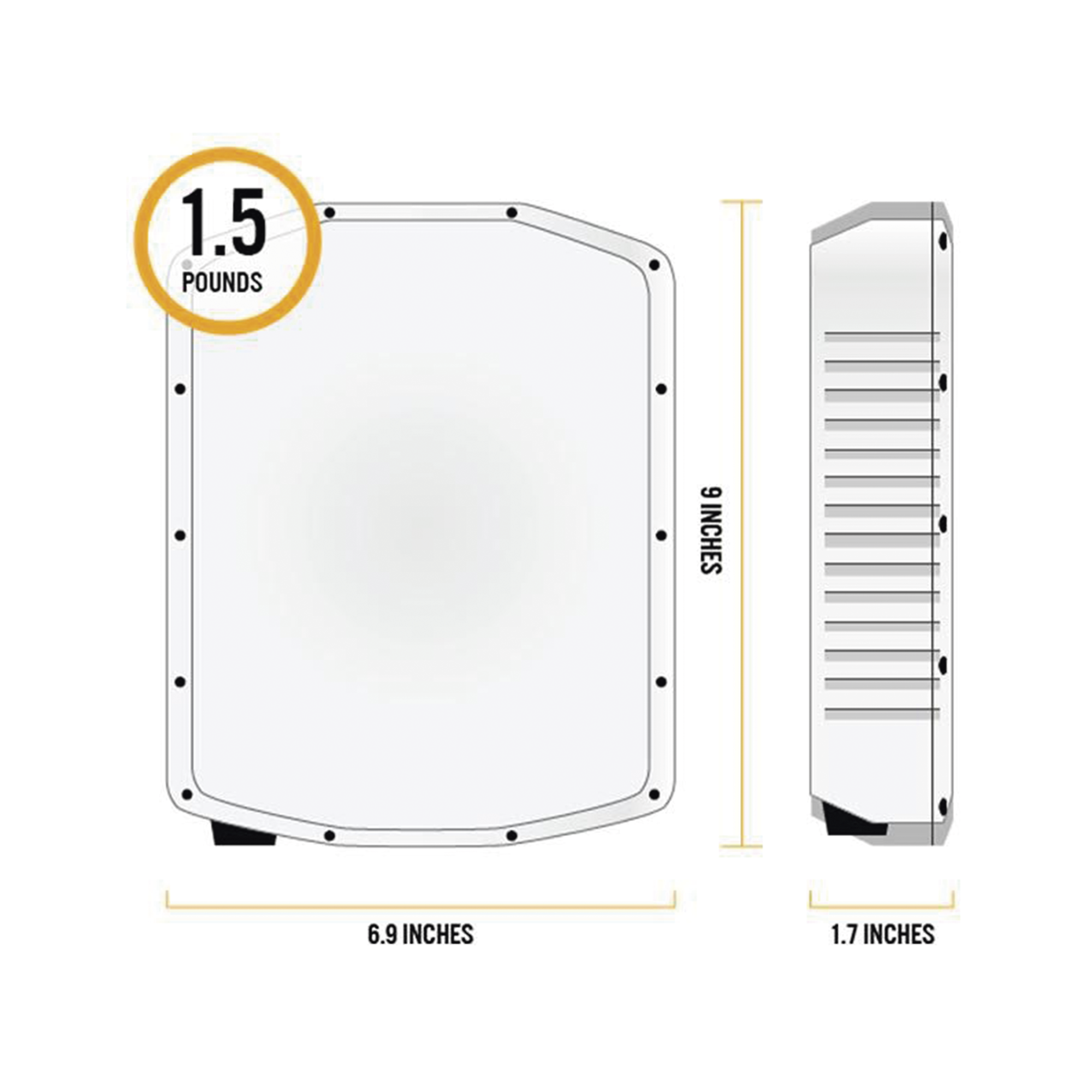 Radar SpotterRF para una cobertura de 250 metros / Opera en 10 - 10.6 Ghz / Exterior / Aplicaciones industriales en proteccion perimetral