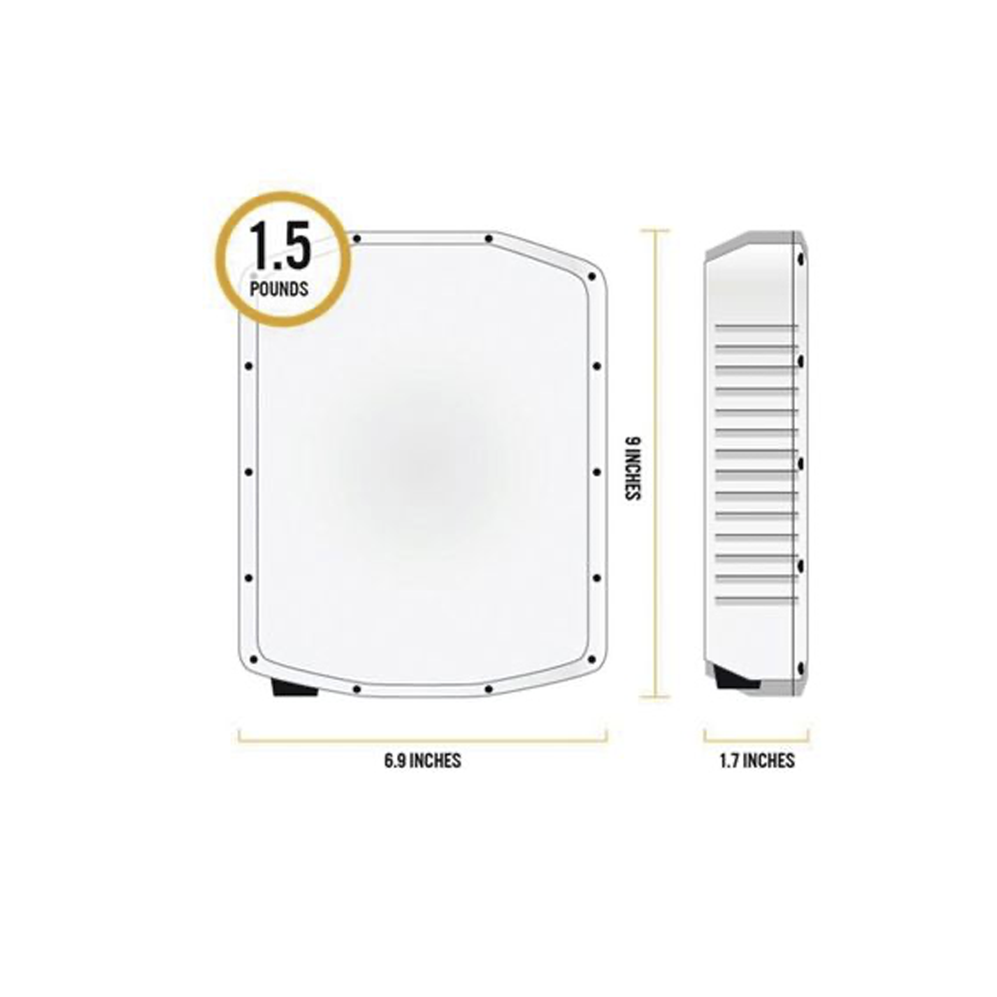 Radar Perimetral SpotterRF para una cobertura de 250 metros / Resistente a la corrosión  / Opera a 24 - 24.5 Ghz