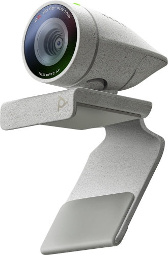 POLY STUDIO P5 es una cámara web profesional HD de 1080p con micrófono optimizado para videoconferencias.