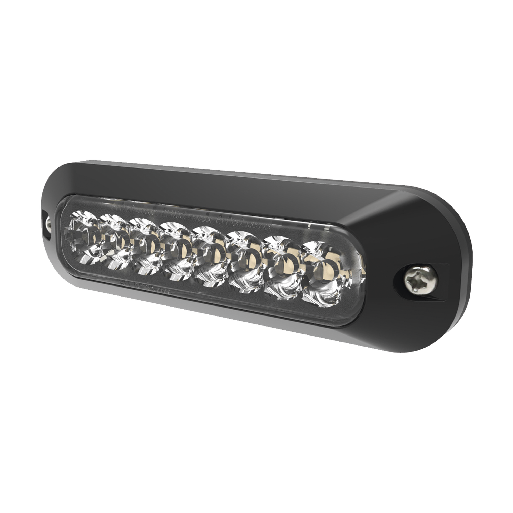 Luz Auxiliar Serie X3744, 8 LEDs Ultra Brillantes, color rojo claro.