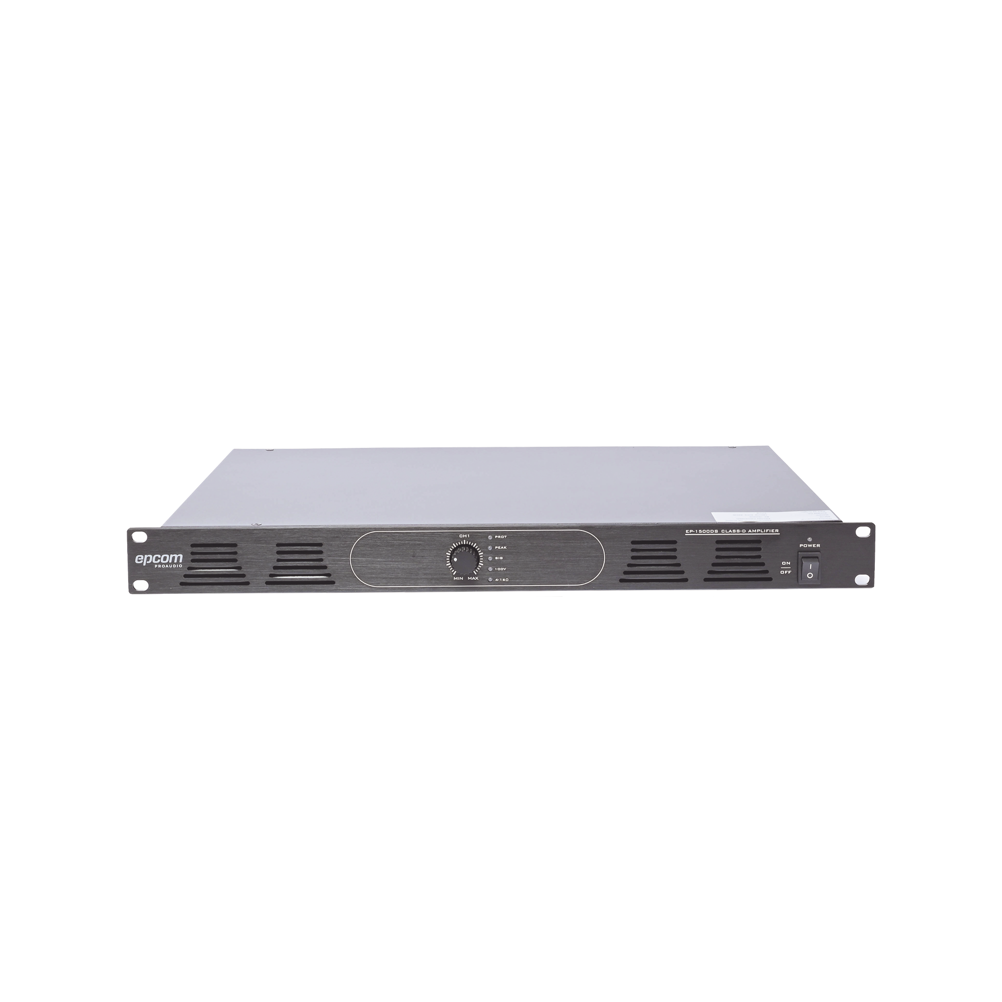 Amplificador Reforzador | 1 canal | 500w | Clase D | Salida 100V / 4-16Ω | Montaje en rack