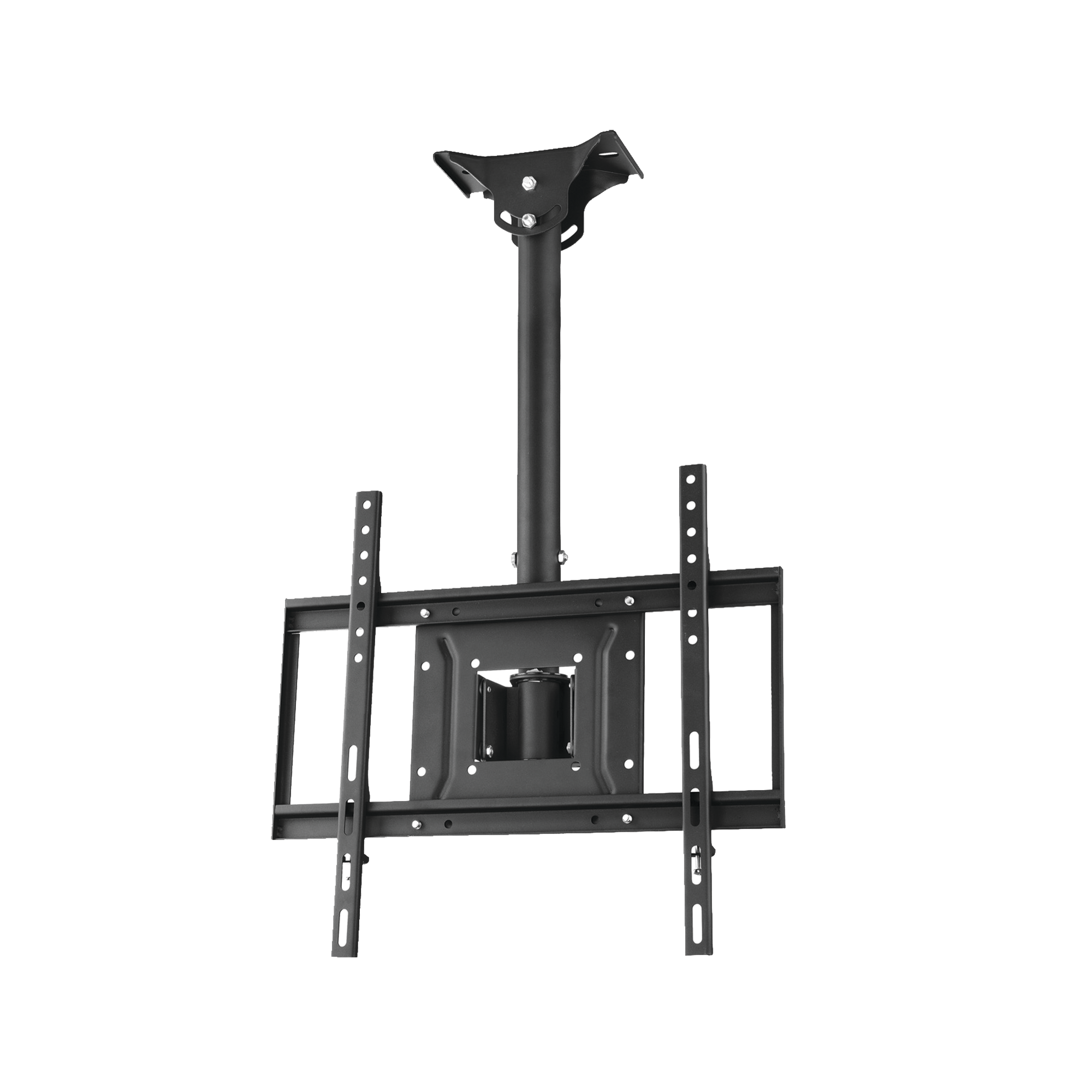 Montaje de techo universal para monitores de 23 a 47", carga maxima 40kg, Vesa 400x400.