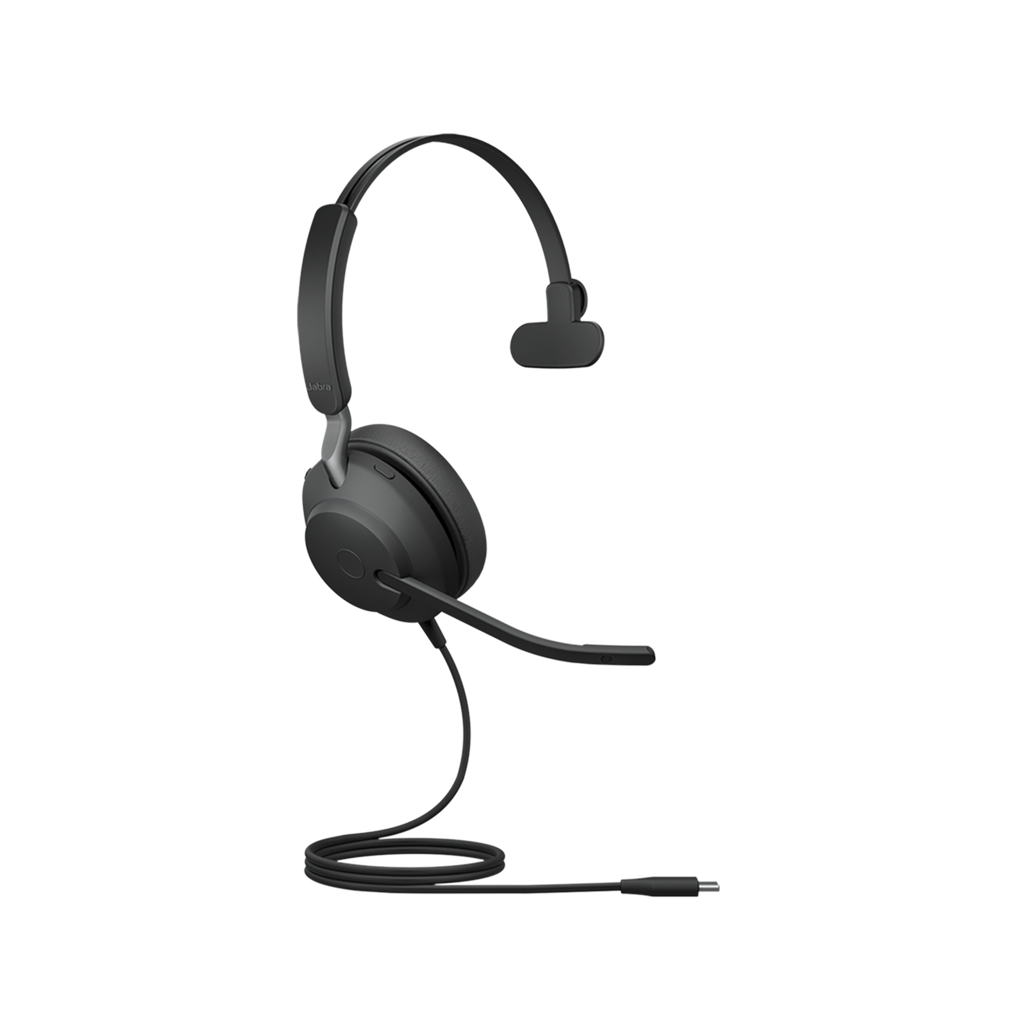 Jabra Evolve 2 40, Auricular mono versión UC con aislamiento de ruido, conexión USB-C y indicador de ocupado (Busylight) (24089-889-899)