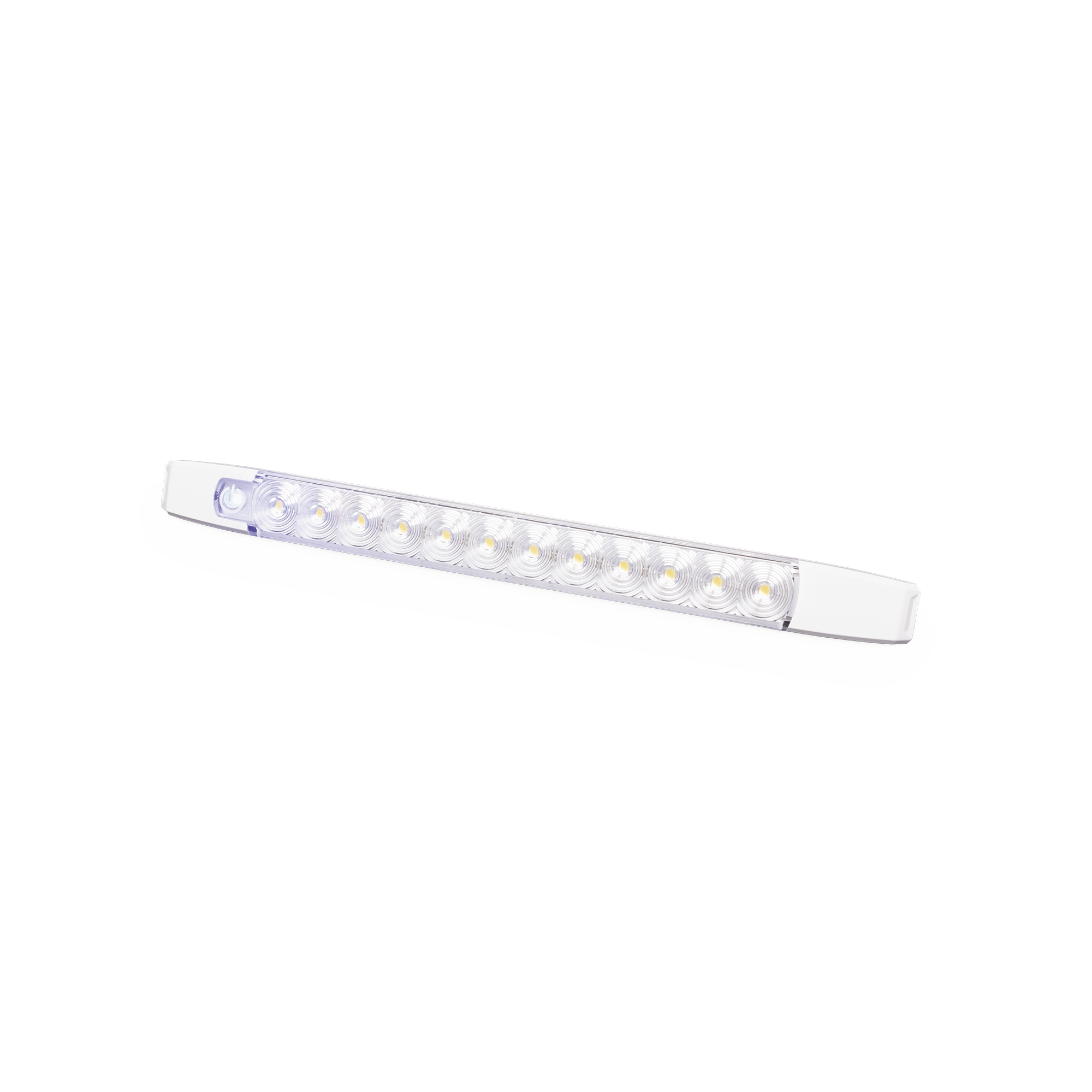 Luz Auxiliar LED Rectangular, 12 LED, 12-24 Vcd,  360 lúmenes