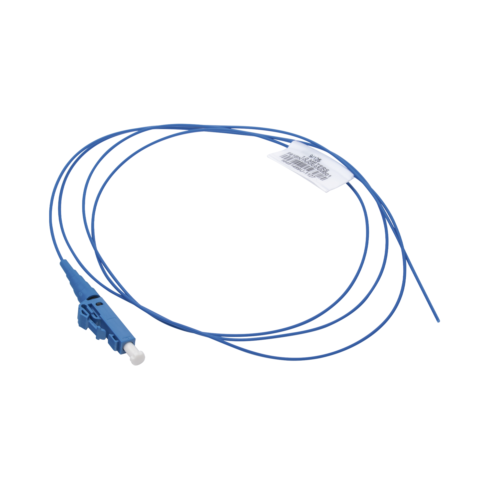 Pigtail de Fibra Óptica LC Simplex, Monomodo OS2 9/125, 900um, Color Azul, 1 Metro