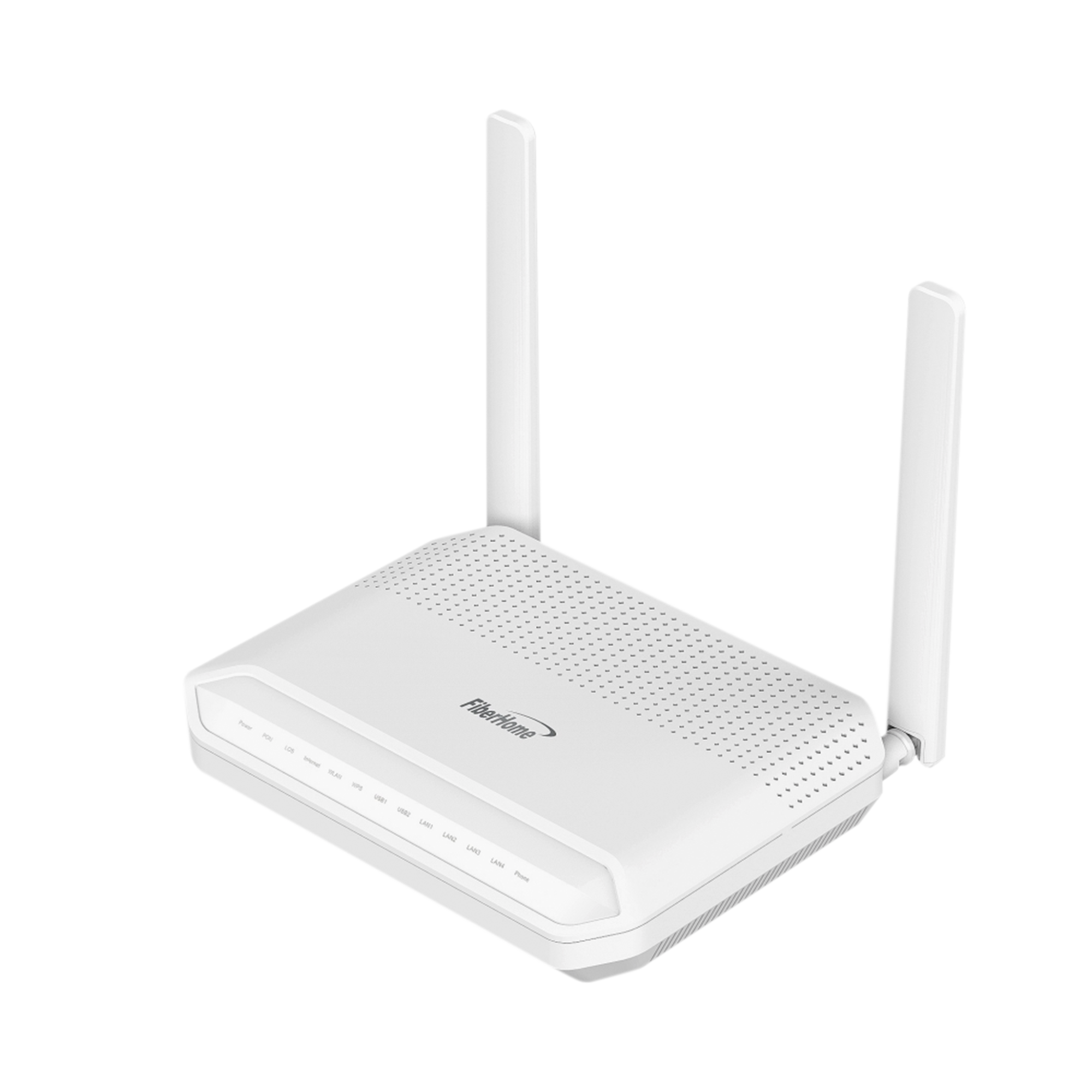 ONU GPON WiFi 6, 2.4/5 GHz, 4 puertos Gigabit + 1 POTS + 2 USB, conector SC/UPC