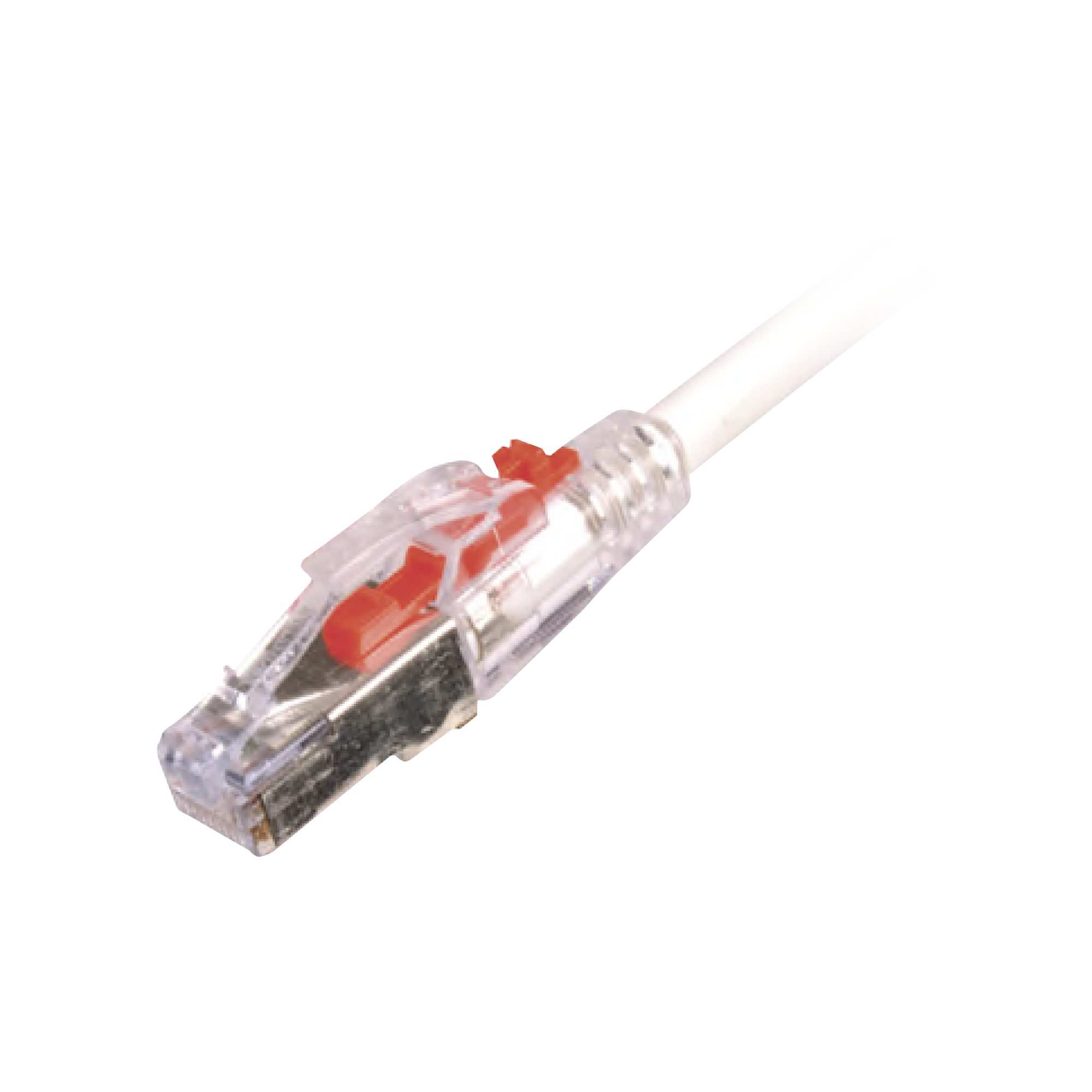 Patch Cord LockIT ™ Cat6A S/FTP, CM / LS0H, 3ft, Color Blanco, 26 AWG