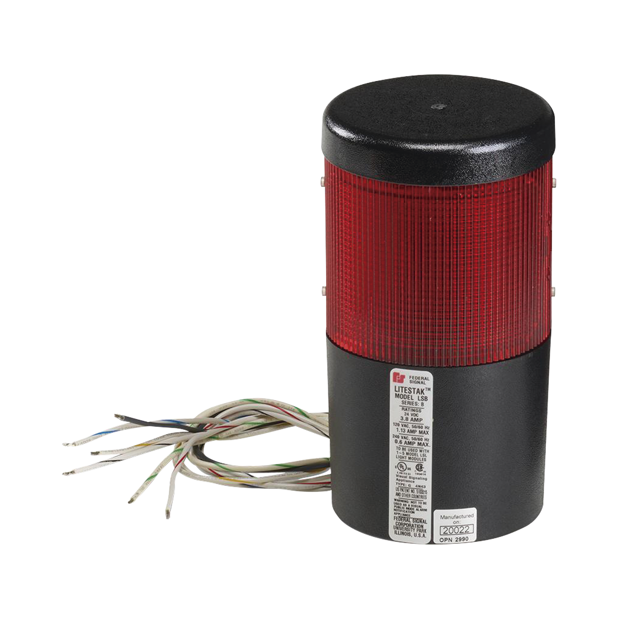 Módulo de luz LED litestak, 120Vca, rojo