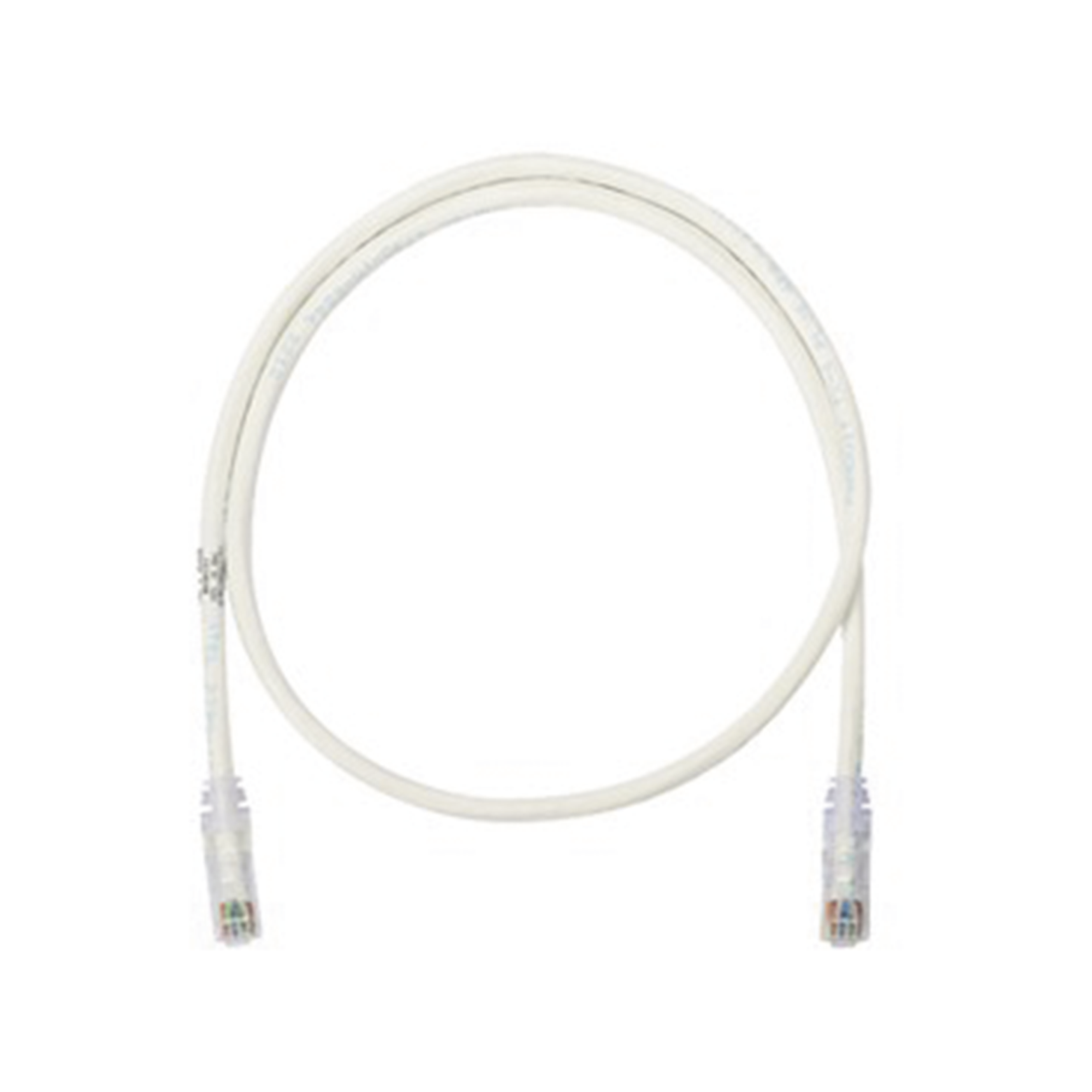 Cable de parcheo UTP Categoría 6, con plug modular en cada extremo - 1 ft (30.48 cm) - Blanco