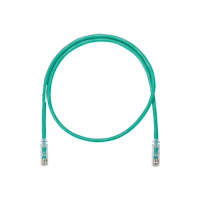 Cable de parcheo UTP Categoría 6, con plug modular en cada extremo - 1.5 m. - Verde