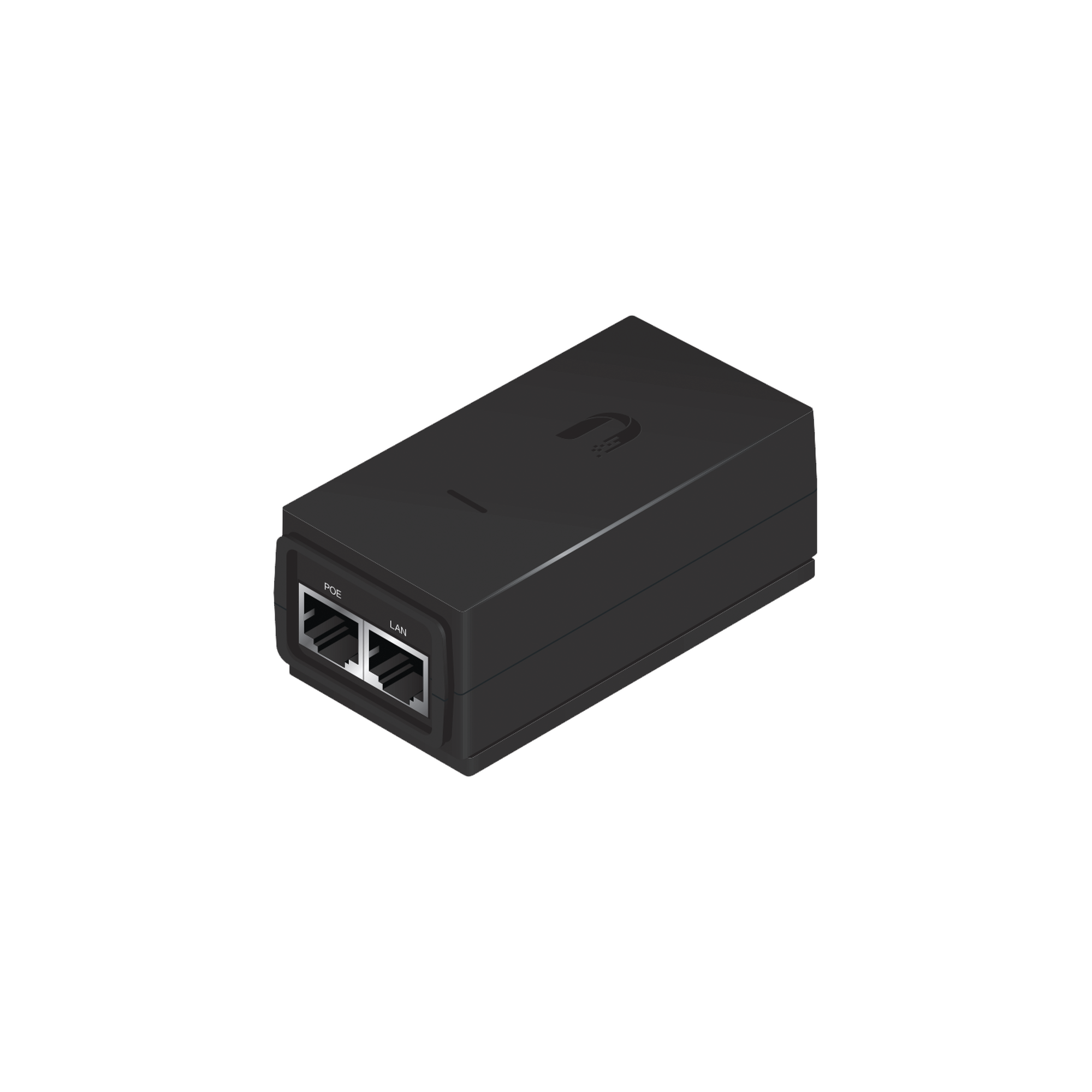 Adaptador PoE Ubiquiti de 24 VDC, 0.5 A con puerto Gigabit, compatible con airGateway