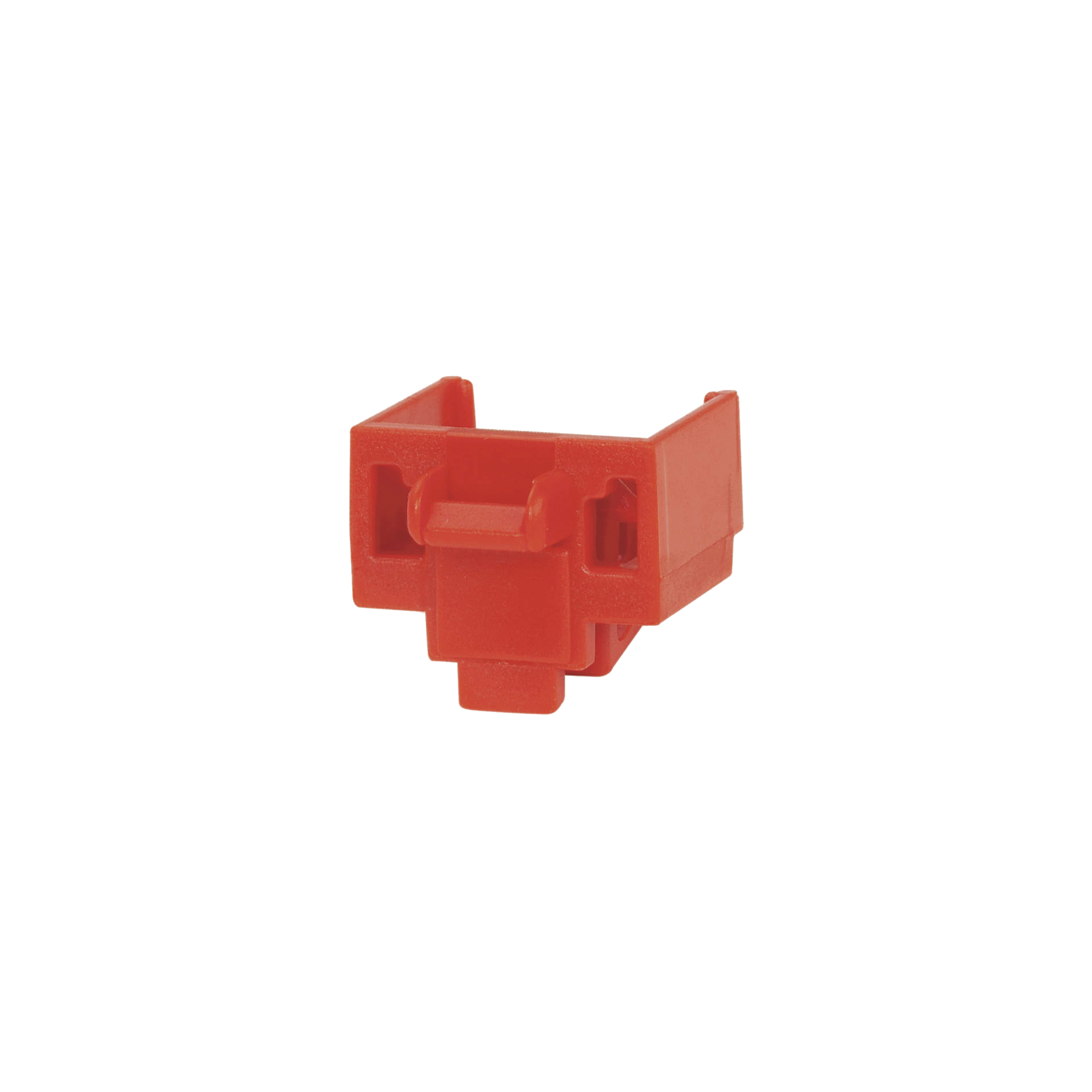 Kit de 10 Dispositivos para Bloquear Puertos RJ45, Color Rojo, Incluye Llave de Extracción