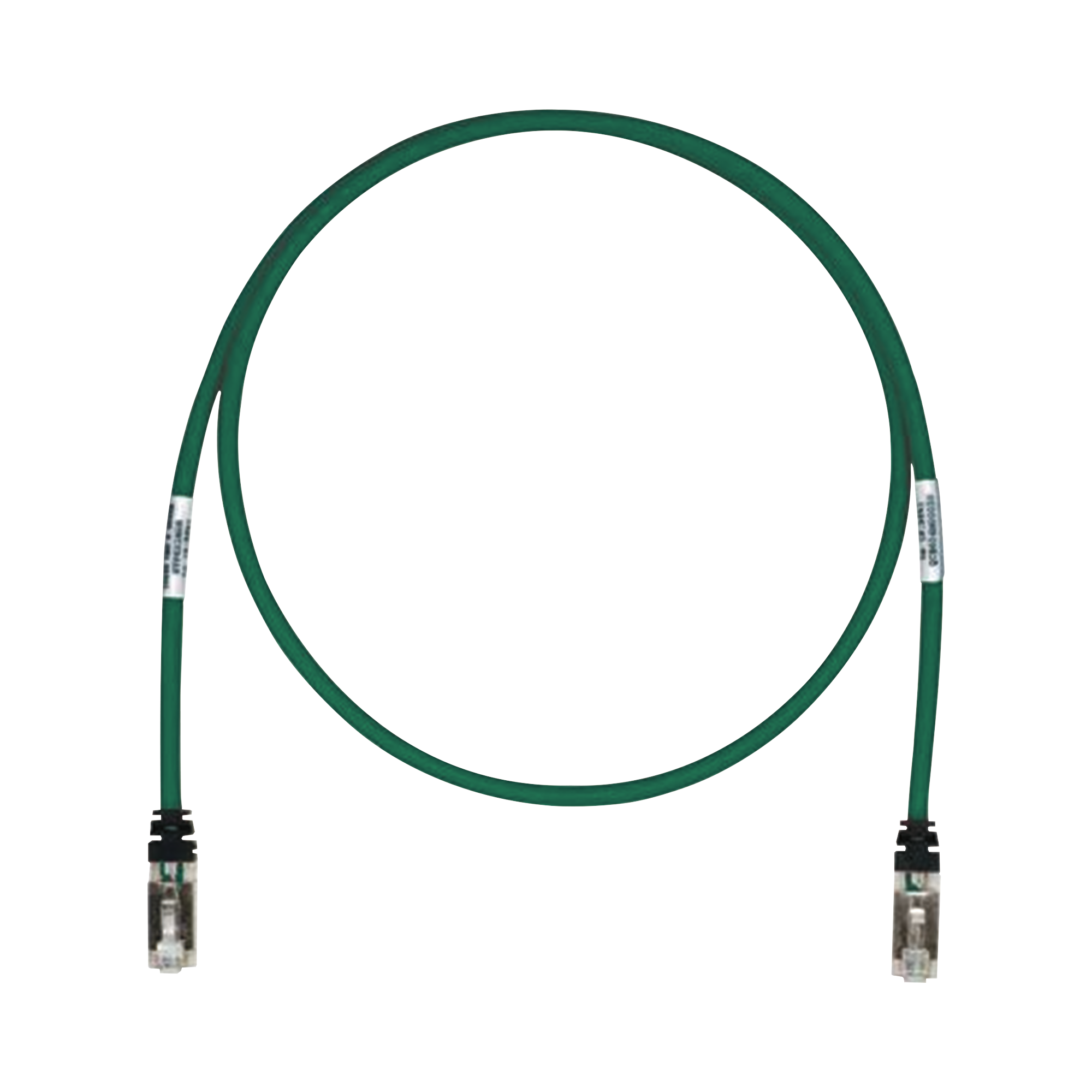 Patch Cord Cat6A, Blindado S/FTP, CM/LS0H, 13ft, Color Verde