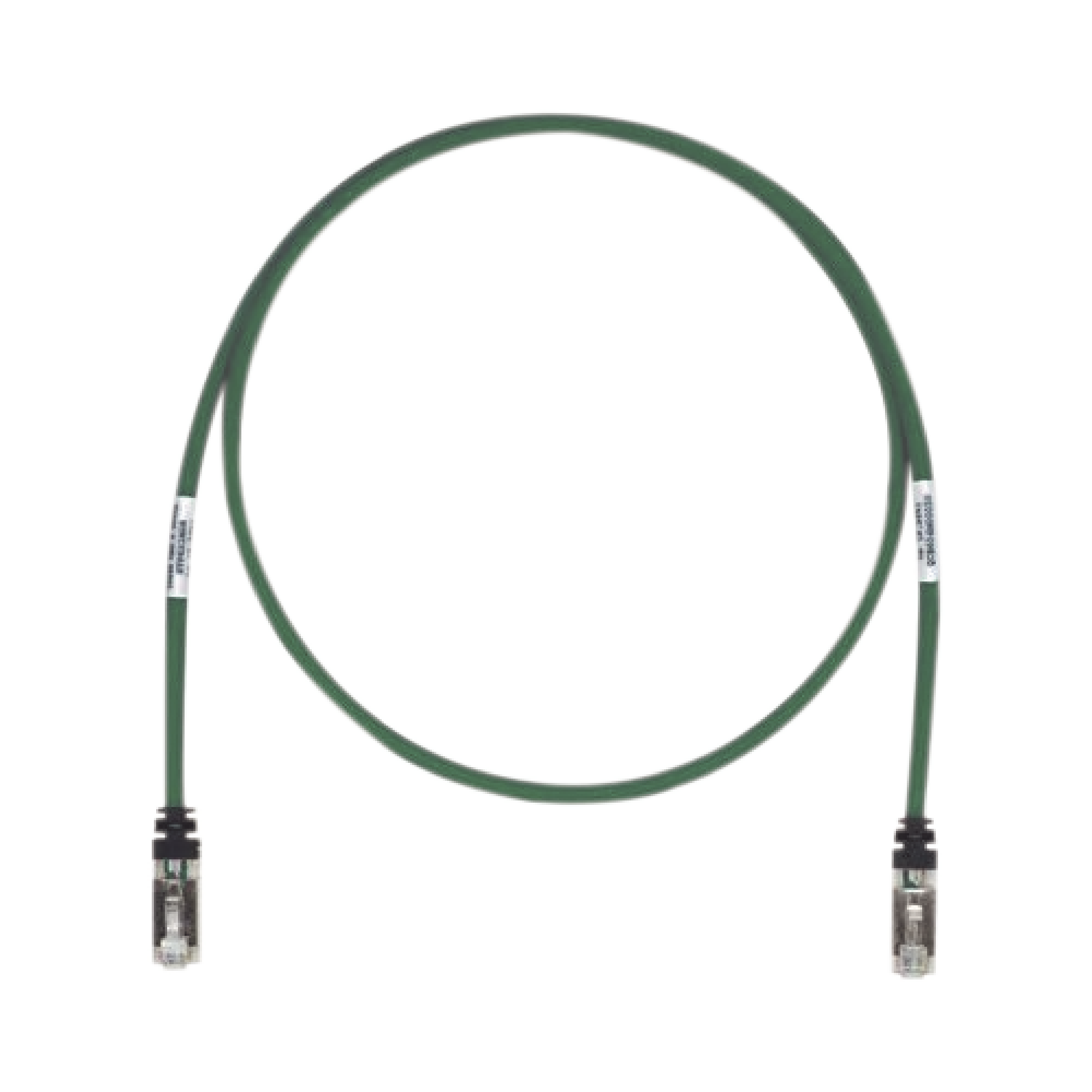 Patch Cord Cat6A, Blindado S/FTP, CM/LS0H, 7ft, Color Verde