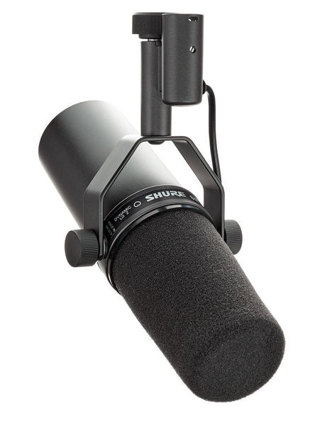 SHURE SM7B Micrófono dinámico vocal,  para aplicaciones de Podcast, Estudio de grabación, Etc. Patrón polar cardioide, control de reducción de graves