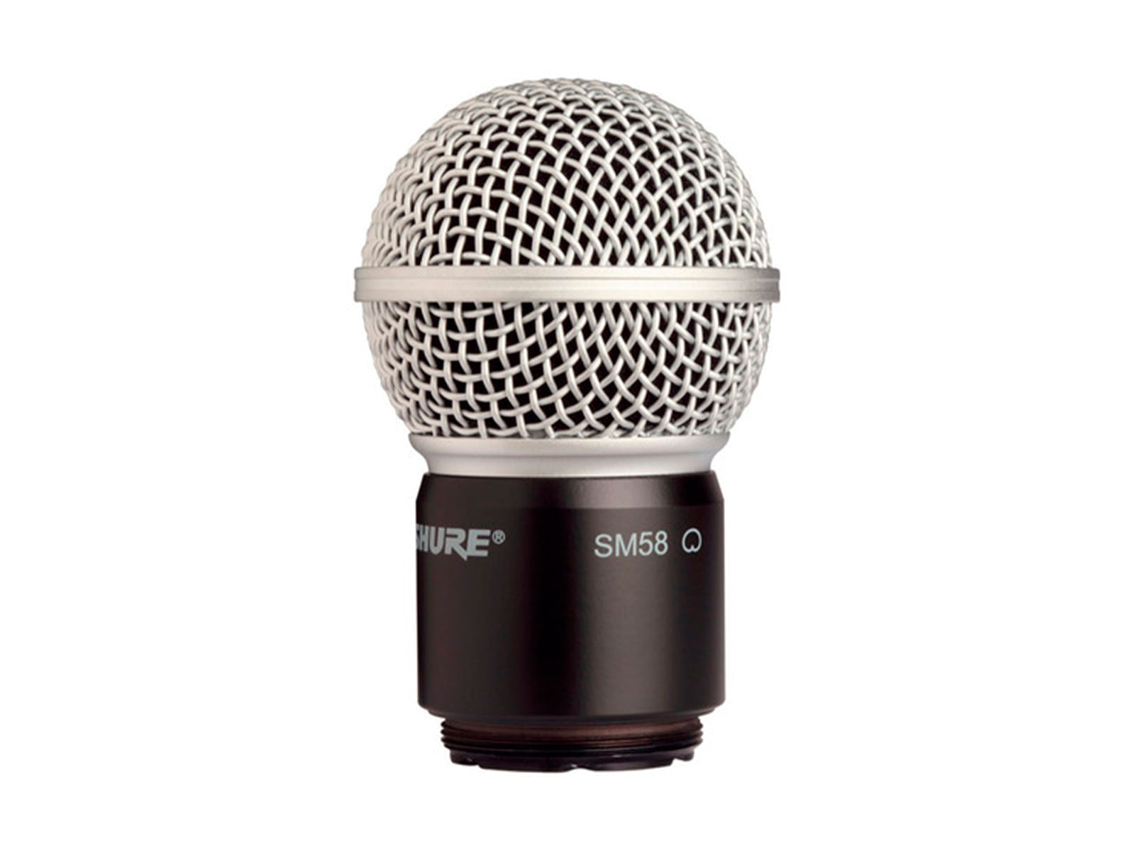 SHURE QLXD2/SM58 Micrófono de mano inalámbrico digital con cápsula SM58,  Cápsula intercambiable, 2560 frecuencias seleccionables L50: 632 a 696 MHz