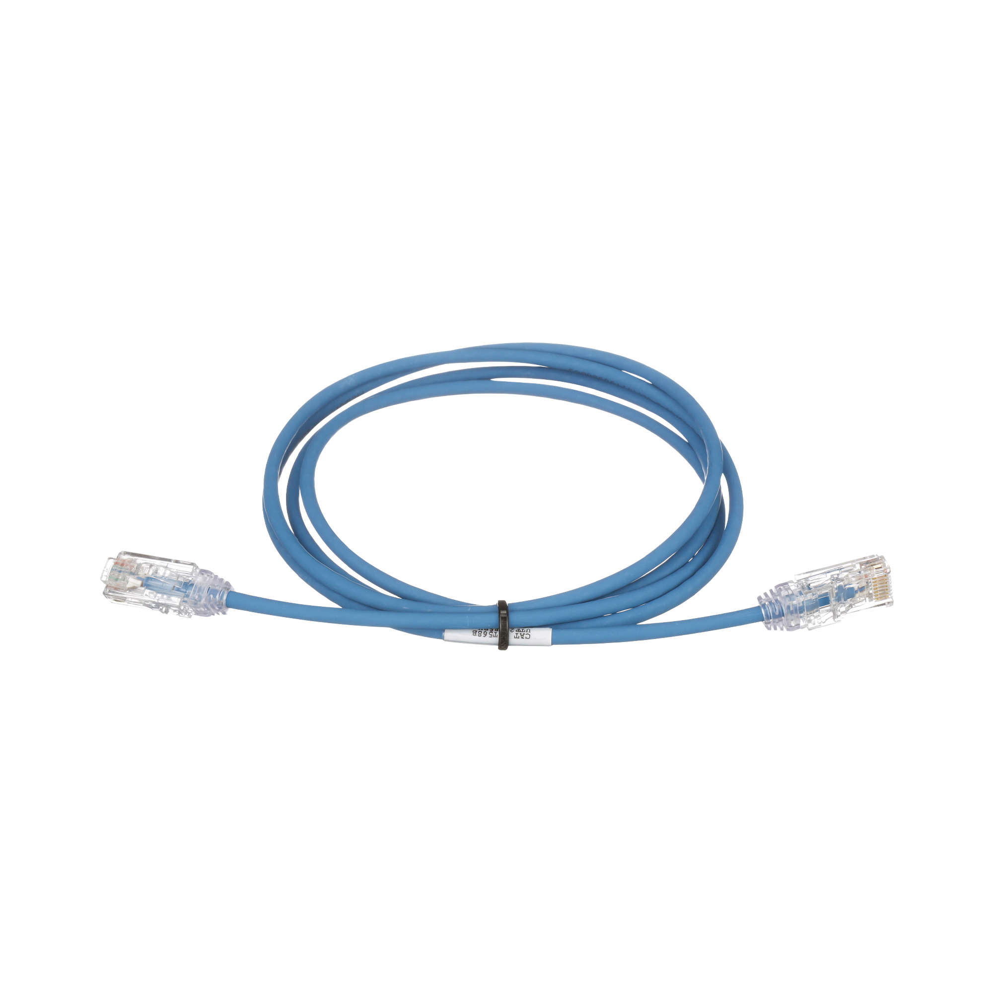 Cable de Parcheo TX6, UTP Cat6, Diámetro Reducido (28AWG), Color Azul, 10ft