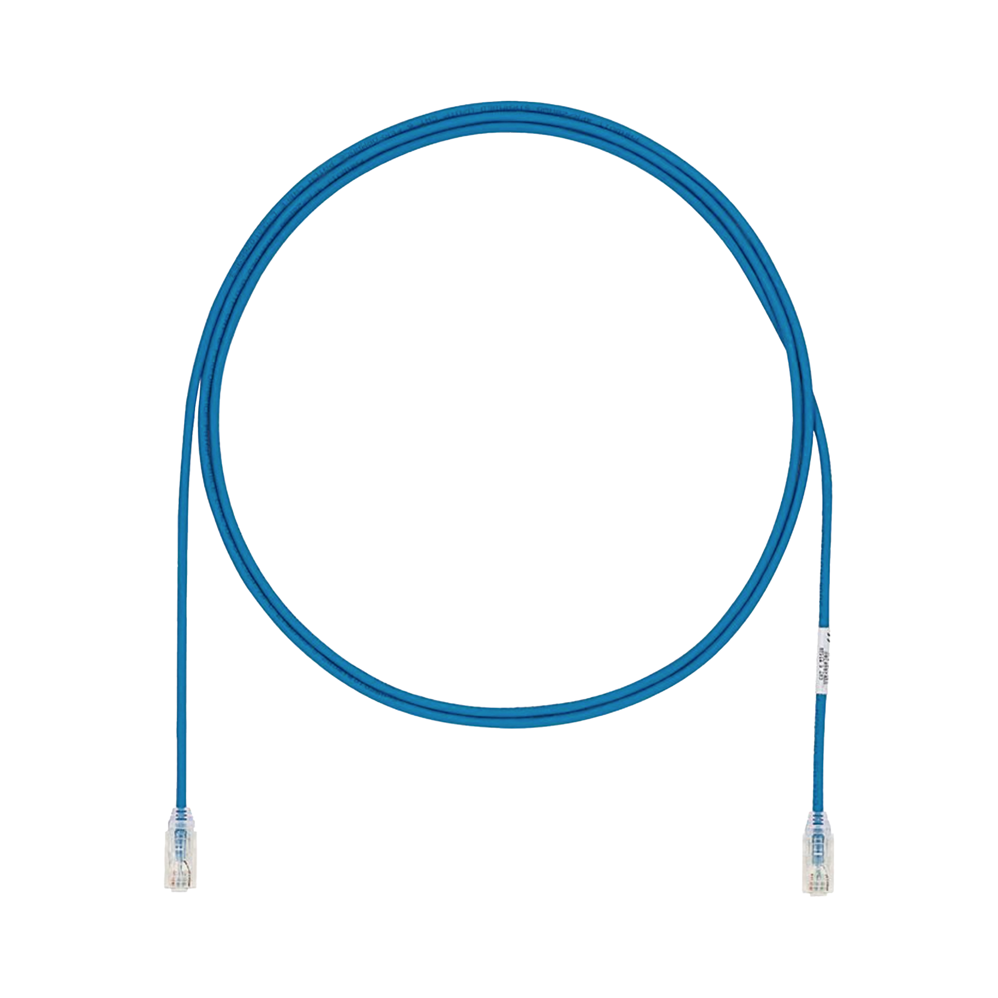 Cable de Parcheo UTP Cat6A, CM/LSZH, Diámetro Reducido (28AWG), Color Azul, 17 Metros