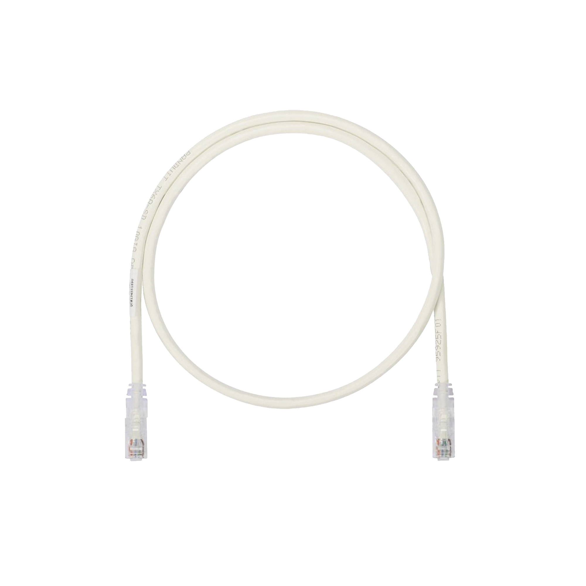 Cable de Parcheo UTP, Cat6A, 24 AWG, CM, Color Blanco, 1ft