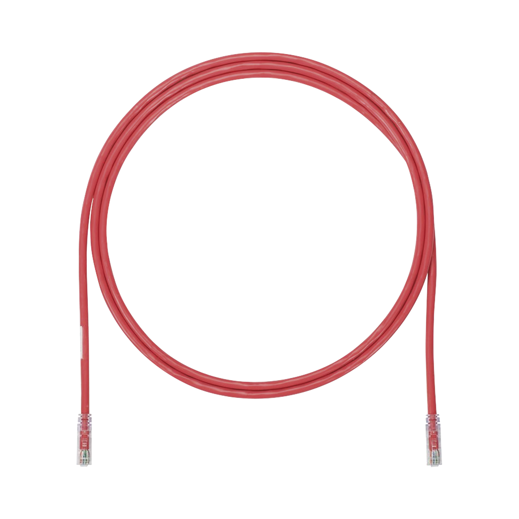 Cable de Parcheo UTP, Cat6A, 24 AWG, CM, Color Rojo, 3ft