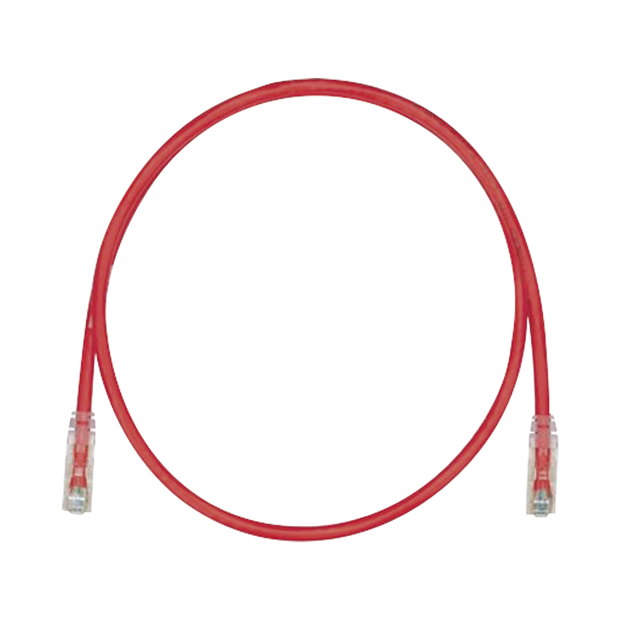 Cable de Parcheo TX6, UTP Cat6, 24 AWG, CM, Color Rojo, 10ft