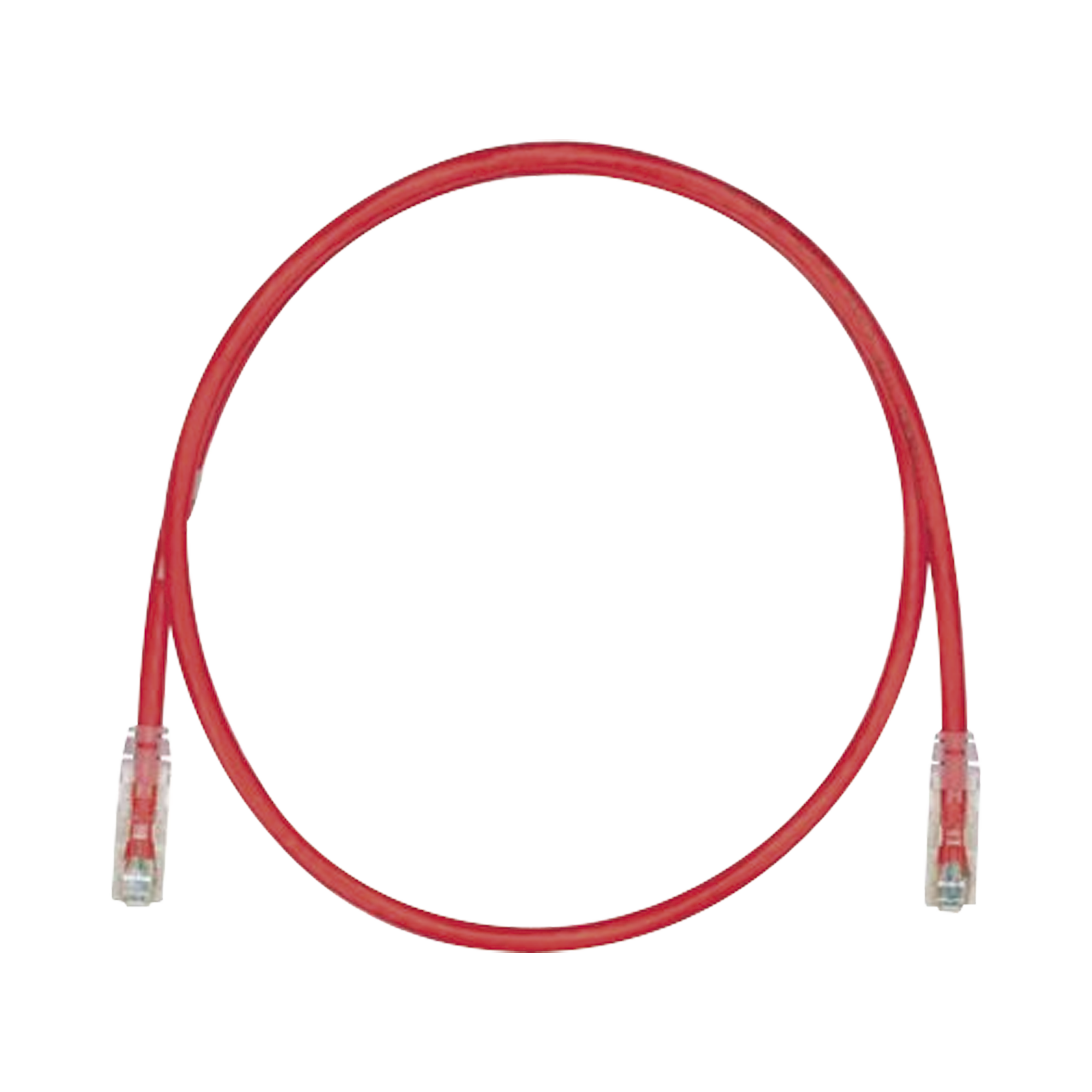 Cable de Parcheo TX6, UTP Cat6, 24 AWG, CM, Color Rojo, 3ft