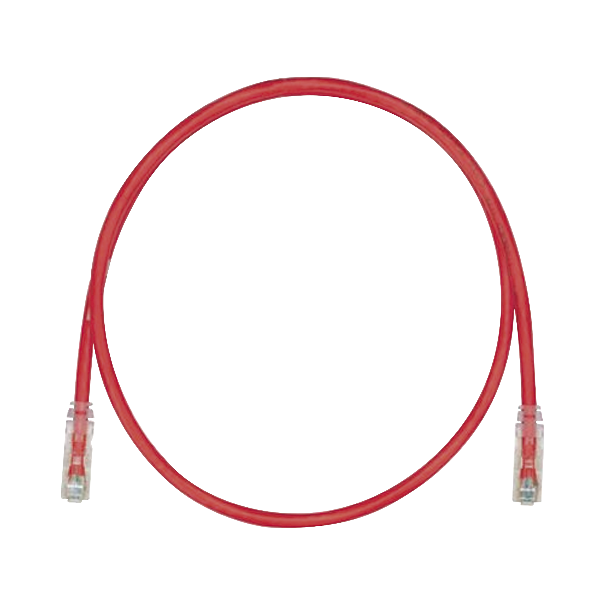 Cable de Parcheo TX6, UTP Cat6, 24 AWG, CM, Color Rojo, 5ft