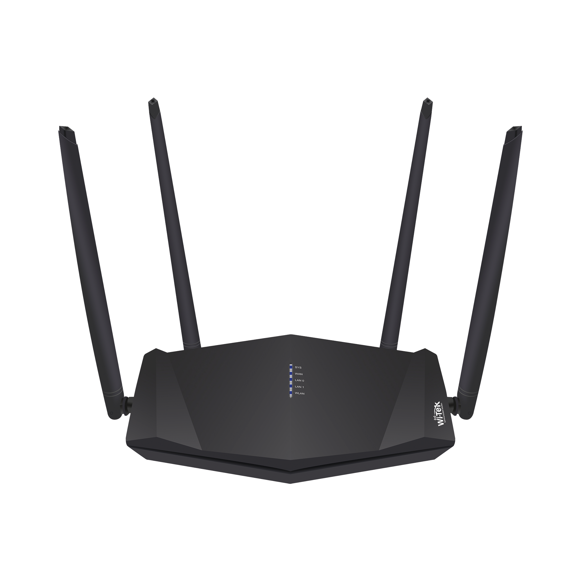 Router/Access Point Inalámbrico WISP, 2.4 GHz, hasta 300 Mbps, 4 puertos 10/100 Mbps con 4 antenas externas omnidireccional de 5 dBi