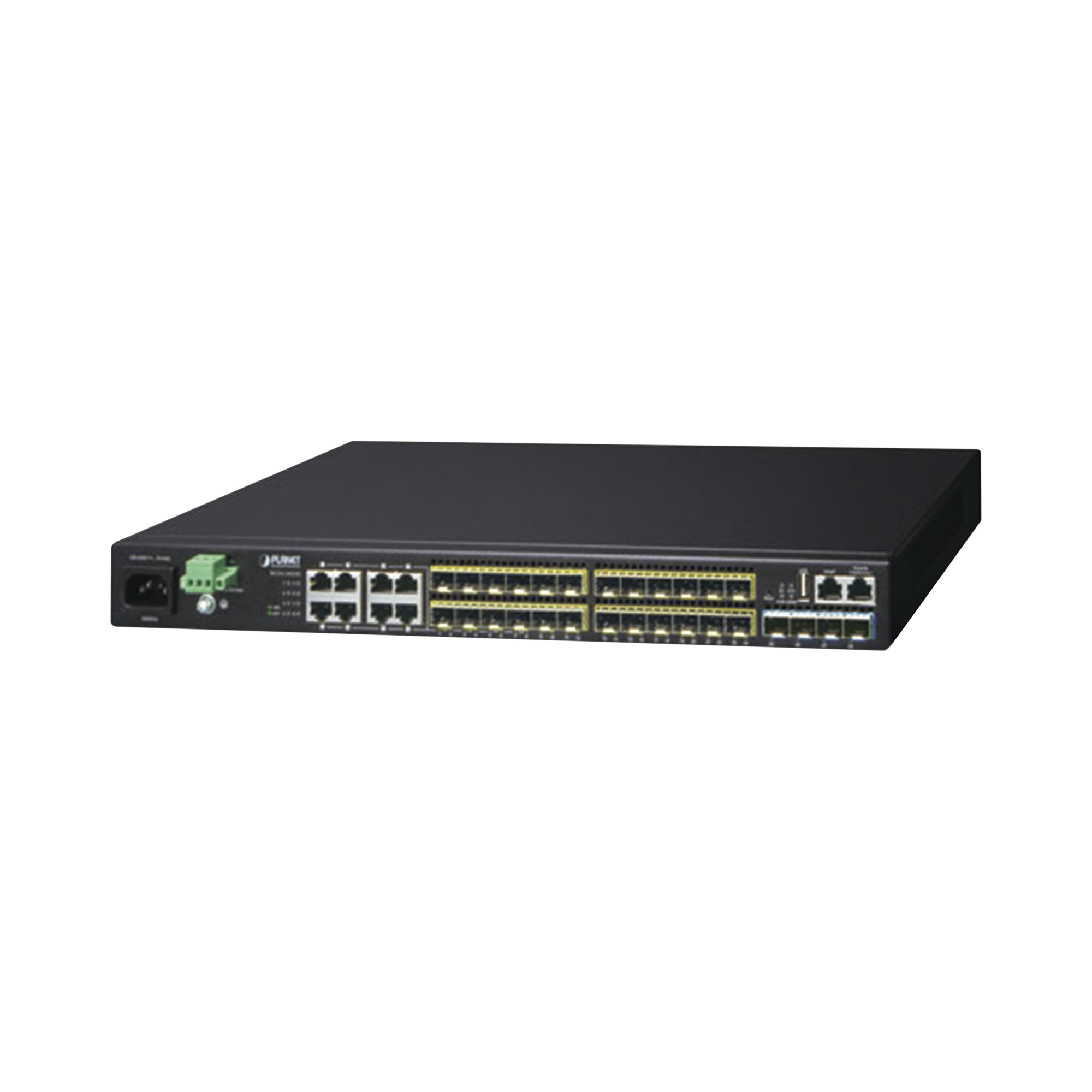 Switch Core Capa 3, 24 Puertos SFP 100/1000X, 8 Puertos Compartidos Gigabit Ethernet, 4 Puertos SFP de 10 Gbps