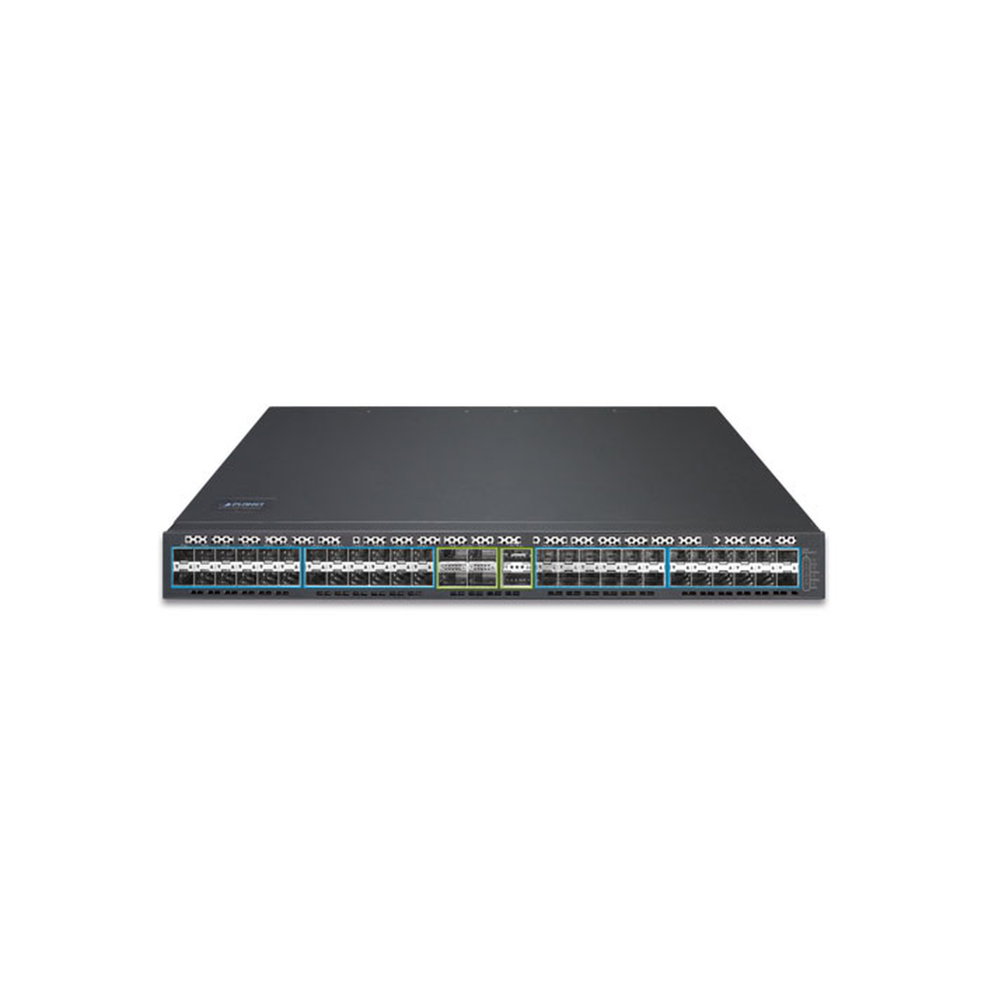 Switch Administrable Stacking Capa 3 de 48 puertos SFP de 10G+, 2 Puertos QSFP+ de 40G, 4 Puertos QSFP28 de 100G, Capacidad de Conmutación de Hasta 1.92Tbps