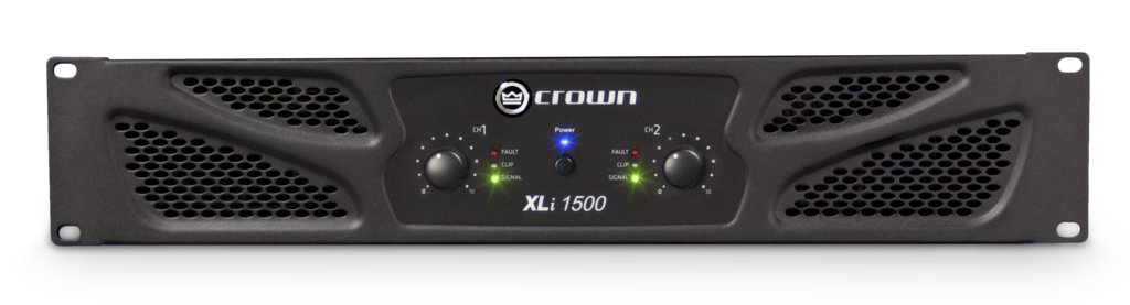CROWN XLi 1500 Amplificador de potencia de 2 canales, 450 W a 4 Ω