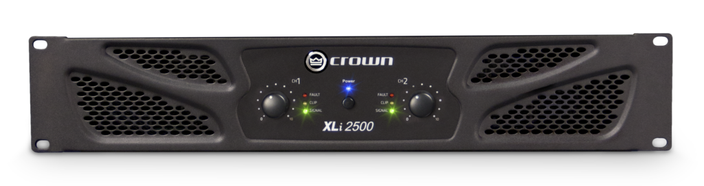 CROWN XLi 2500 Amplificador de potencia de 2 canales, 750 W a 4 Ω