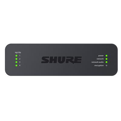 SHURE ANI4OUT‐BLOCK Shure Microflex Advance Unidad de interfaz de red de audio de línea/micrófono. Dante de 4 canales (salidas de bloque)