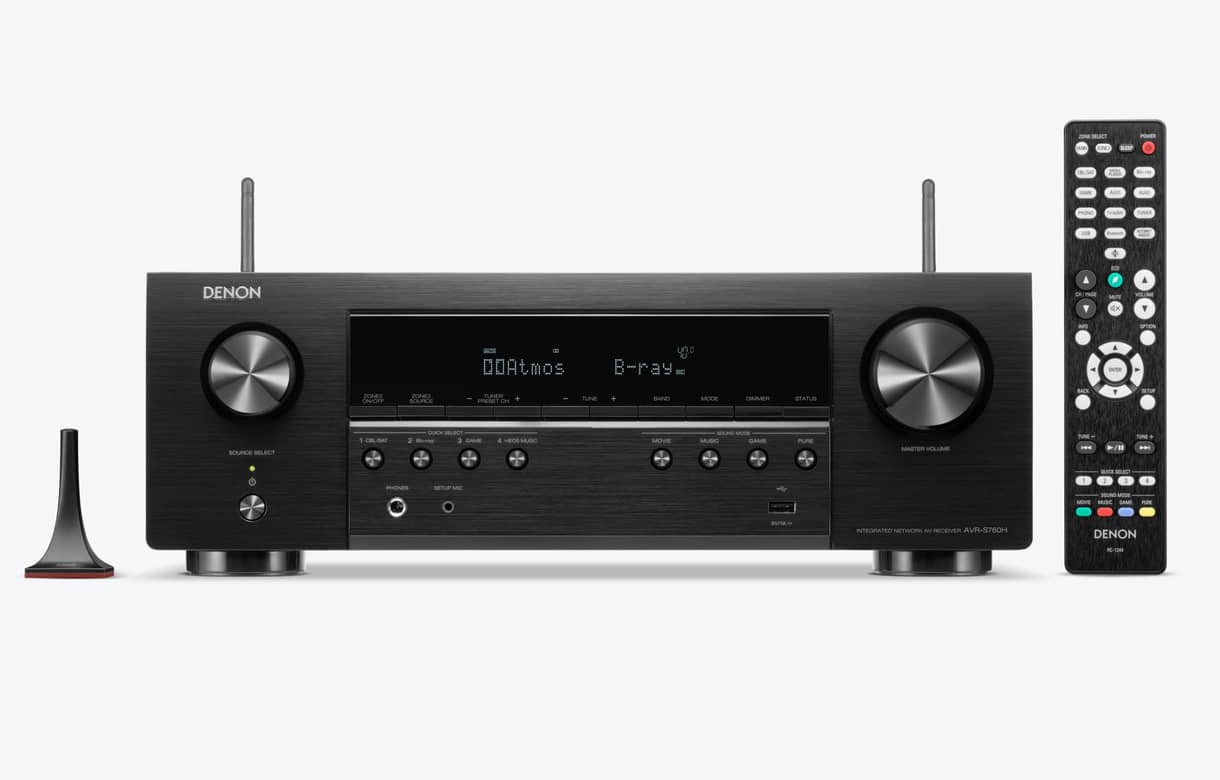 DENON AVR-S760H Receptor AV 7.2 canales hasta 75W/Canal 8K, HDR10+ Dolby , Dolby Atmos