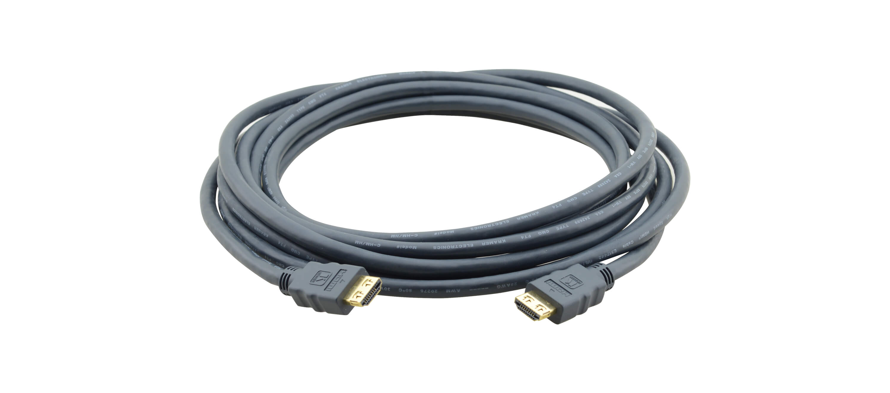 KRAMER C-HM/HM-35 Cable HDMI de Alta Velocidad PREMIUM. Longitud 10.60m (35 pies) Conectores KÐLock
