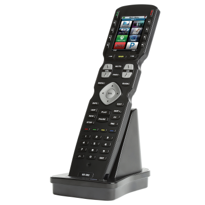 URC MX-990 Control remoto universal programable, pantalla LCD de 2.4” hasta ocho botones por pantalla. Ergonómico teclado retroiluminado, 418MHz