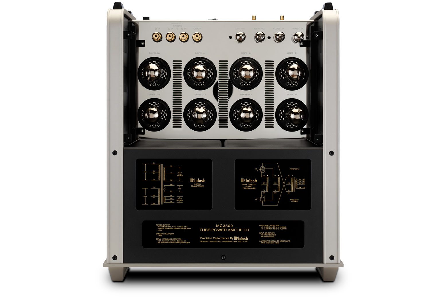 McIntosh MC3500 MkII Amplificador de tubo de vacío de 1 canal Monobloque de 350 vatios Inspirado en el MC3500 de 1968-71: el amplificador que inspiró a una generación