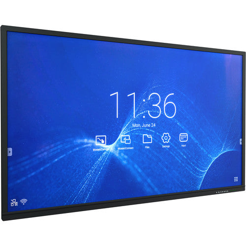 NEC CB861Q Monitor de 86” 4k nativo uso profesional operación 12/7 Panel touch Colaboración inalámbrica interactiva desde la PC. 3 años de garantía.