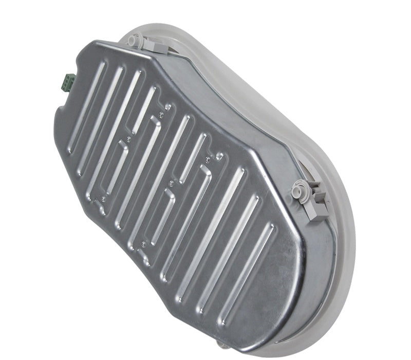 EVID FM6.2 Altavoz empotrado de 300W 8Ω, Línea 70V/100V taps 7.5, 15, 30, 60W Perfil poco profundo para espacios reducidos en paredes o techos, 1 PAR