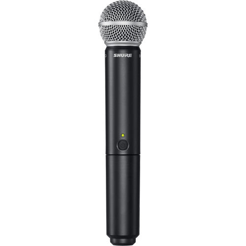 SHURE BLX2/SM58 Micrófono transmisor inalámbrico de mano con cápsula SM58 (J11: 596 a 616 MHz)