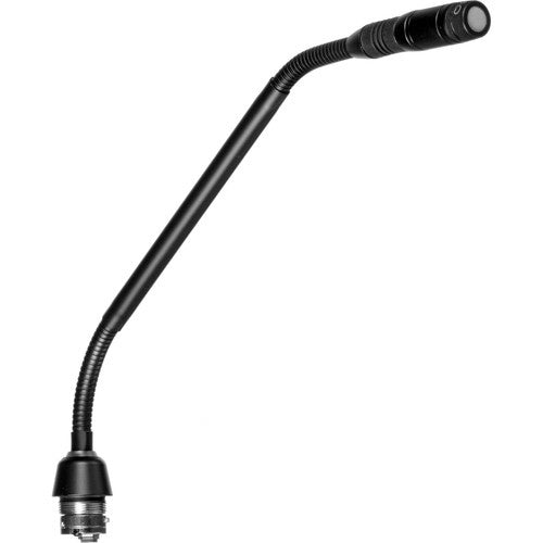SHURE MX410LPDF/S Micrófono de cuello de ganso dualflex super cardioide de 10" con indicador de estado bicolor (negro)