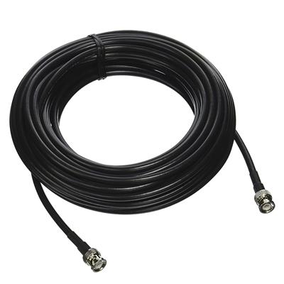 Cable coaxial de 15 m de longitud para frecuencias de trabajo inferiores a 1 GHz.